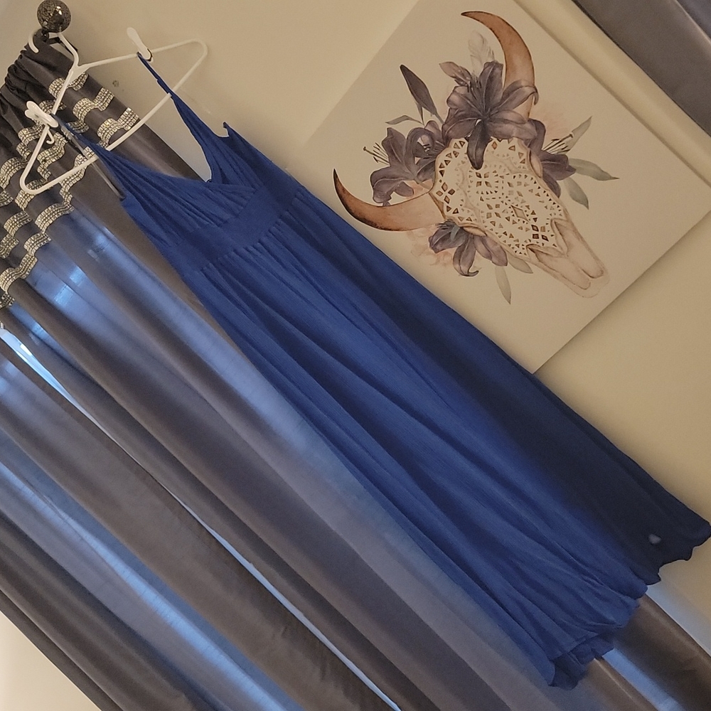 Blue Maxi Dress XL